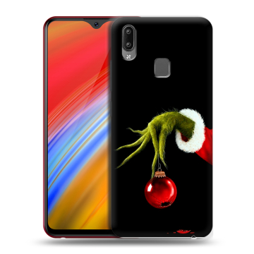 Пластиковый чехол на Vivo Y91i с принтом Новый год Гринч
