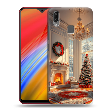 Пластиковый чехол на Vivo Y91i с принтом Новый год