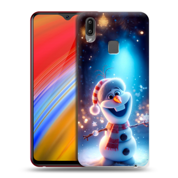 Пластиковый чехол на Vivo Y91i с принтом Новый год