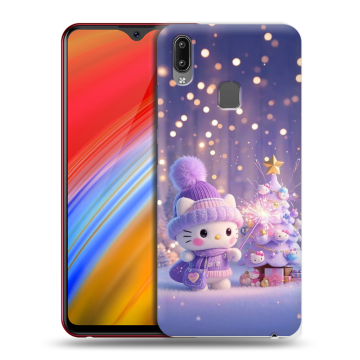 Пластиковый чехол на Vivo Y91i с принтом Новый год