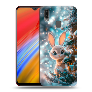Пластиковый чехол на Vivo Y91i с принтом Новый год