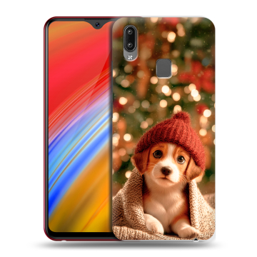 Пластиковый чехол на Vivo Y91i с принтом Новый год