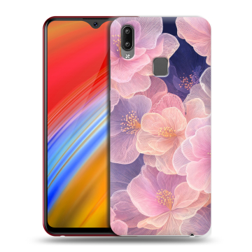 Пластиковый чехол на Vivo Y91i с принтом женский