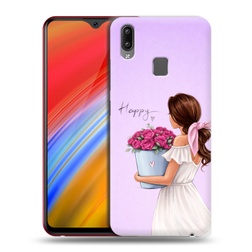 Пластиковый чехол на Vivo Y91i с принтом женский Пластиковый чехол на Vivo Y91i с принтом женский