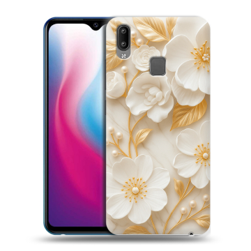 Пластиковый чехол на Vivo Y93 с принтом Цветы