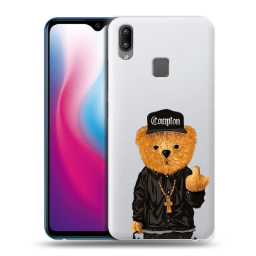 Пластиковый чехол на Vivo Y93 с принтом Мишка