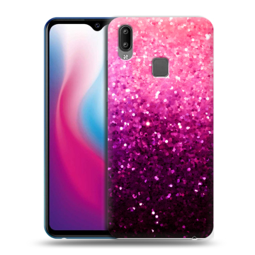 Пластиковый чехол на Vivo Y93 с принтом Блестки Пластиковый чехол на Vivo Y93 с принтом Блестки