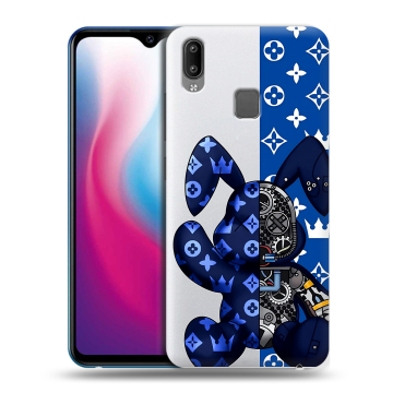 Пластиковый чехол на Vivo Y93 с принтом Луи робот