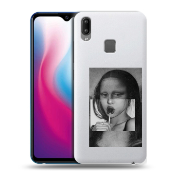 Пластиковый чехол на Vivo Y93 с принтом Мона Лиза