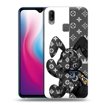 Пластиковый чехол на Vivo Y93 с принтом Луи робот