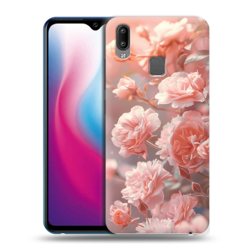 Пластиковый чехол на Vivo Y93 с принтом Розовые розы