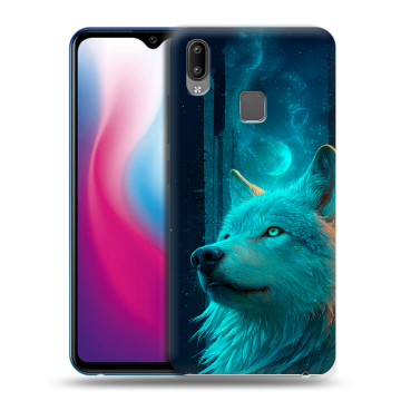 Пластиковый чехол на Vivo Y93 с принтом бабочки саккура