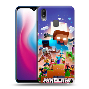 Пластиковый чехол на Vivo Y93 с принтом Майнкрафт Minecraft Пластиковый чехол на Vivo Y93 с принтом Майнкрафт Minecraft