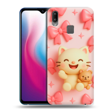 Пластиковый чехол на Vivo Y93 с принтом для девочек