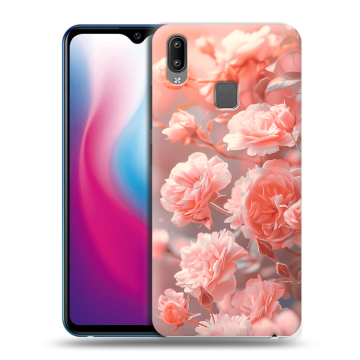 Пластиковый чехол на Vivo Y93 с принтом Розы цветы