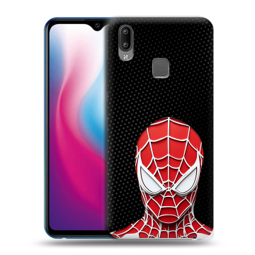 Пластиковый чехол на Vivo Y93 с принтом человек паук spiderman