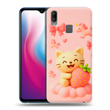 Пластиковый чехол на Vivo Y93 с принтом для девочек