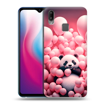 Пластиковый чехол на Vivo Y93 с принтом Панда