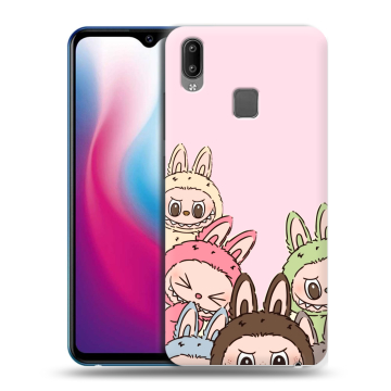 Пластиковый чехол на Vivo Y93 с принтом Лабубу Пластиковый чехол на Vivo Y93 с принтом Лабубу