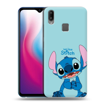 Пластиковый чехол на Vivo Y93 с принтом Лило и Стич Пластиковый чехол на Vivo Y93 с принтом Лило и Стич