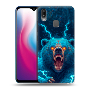 Пластиковый чехол на Vivo Y93 с принтом Медведь Пластиковый чехол на Vivo Y93 с принтом Медведь