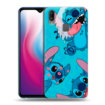 Пластиковый чехол на Vivo Y93 с принтом Лило и Стич Пластиковый чехол на Vivo Y93 с принтом Лило и Стич
