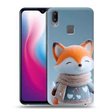 Пластиковый чехол на Vivo Y93 с принтом Лиса Пластиковый чехол на Vivo Y93 с принтом Лиса