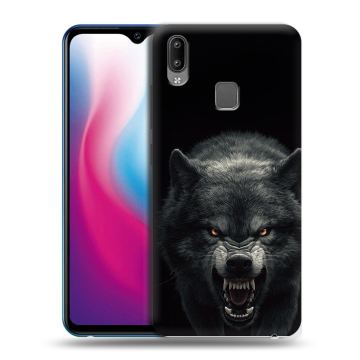 Пластиковый чехол на Vivo Y93 с принтом Волк