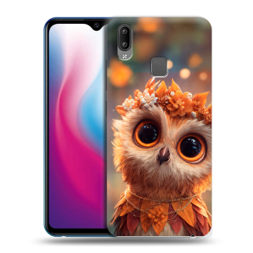 Пластиковый чехол на Vivo Y93 с принтом Милая сова Пластиковый чехол на Vivo Y93 с принтом Милая сова