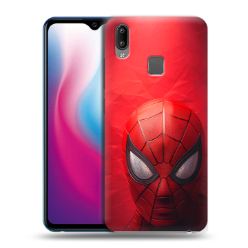 Пластиковый чехол на Vivo Y93 с принтом Spiderman Человек паук