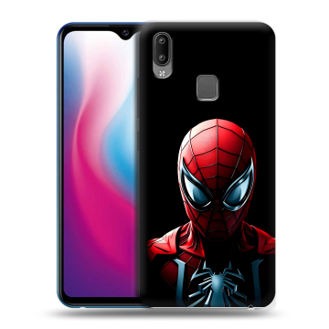 Пластиковый чехол на Vivo Y93 с принтом Spiderman Человек паук Пластиковый чехол на Vivo Y93 с принтом Spiderman Человек паук