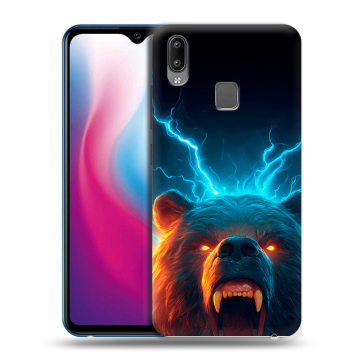 Пластиковый чехол на Vivo Y93 с принтом Медведь Пластиковый чехол на Vivo Y93 с принтом Медведь