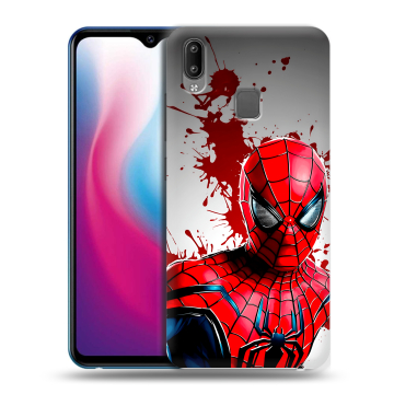 Пластиковый чехол на Vivo Y93 с принтом Spiderman Человек паук