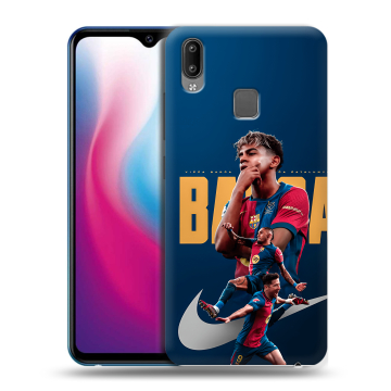 Пластиковый чехол на Vivo Y93 с принтом Барселона Barca Yamal 