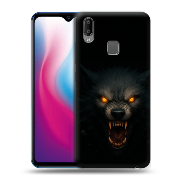 Пластиковый чехол на Vivo Y93 с принтом Волк Пластиковый чехол на Vivo Y93 с принтом Волк