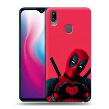 Пластиковый чехол на Vivo Y93 с принтом Дедпул Deadpool