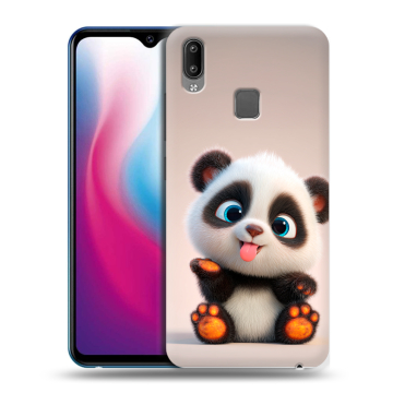 Пластиковый чехол на Vivo Y93 с принтом милая панда