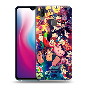 Пластиковый чехол на Vivo Y93 с принтом Gravity Falls Гравити Фолз