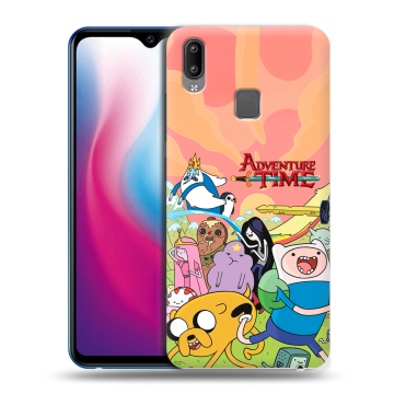 Пластиковый чехол на Vivo Y93 с принтом Adventure time Время приключений Пластиковый чехол на Vivo Y93 с принтом Adventure time Время приключений