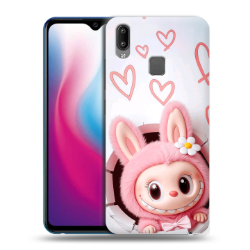 Пластиковый чехол на Vivo Y93 с принтом Labubu Лабубу Пластиковый чехол на Vivo Y93 с принтом Labubu Лабубу
