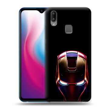Пластиковый чехол на Vivo Y93 с принтом IronMan Железный человек