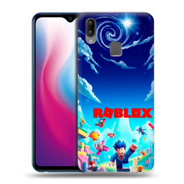 Пластиковый чехол на Vivo Y93 с принтом Roblox Роблокс