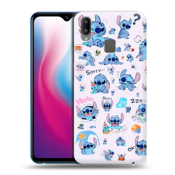 Пластиковый чехол на Vivo Y93 с принтом Лило и Стич Пластиковый чехол на Vivo Y93 с принтом Лило и Стич
