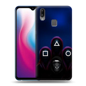 Пластиковый чехол на Vivo Y93 с принтом Игра Кальмара Пластиковый чехол на Vivo Y93 с принтом Игра Кальмара