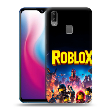 Пластиковый чехол на Vivo Y93 с принтом Roblox Роблокс