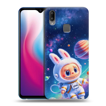 Пластиковый чехол на Vivo Y93 с принтом Labubu Лабубу
