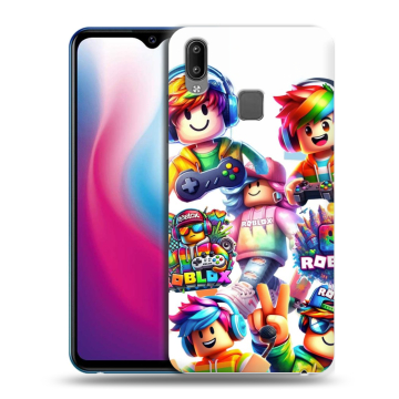 Пластиковый чехол на Vivo Y93 с принтом Roblox Роблокс