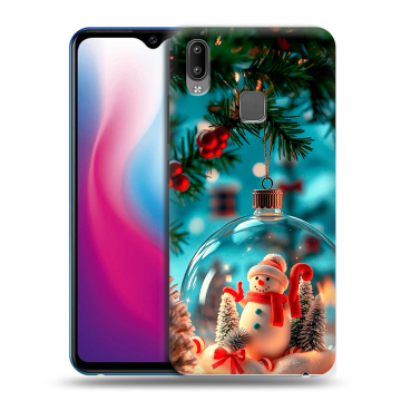 Пластиковый чехол на Vivo Y93 с принтом Новый год Пластиковый чехол на Vivo Y93 с принтом Новый год