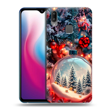 Пластиковый чехол на Vivo Y93 с принтом Новый год Пластиковый чехол на Vivo Y93 с принтом Новый год