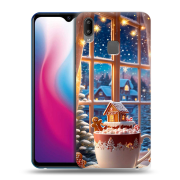 Пластиковый чехол на Vivo Y93 с принтом Новый год Пластиковый чехол на Vivo Y93 с принтом Новый год